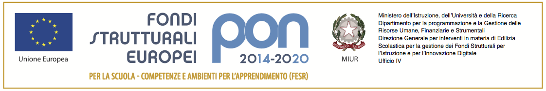 Logo PON 2014 2020 fesr